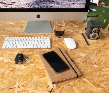 Logo trade promotional products picture of: Cork hardcover notebook A5