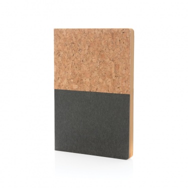 Logo trade advertising products picture of: A5 cork & kraft notebook