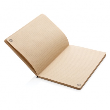 Logo trade advertising products picture of: A5 cork & kraft notebook