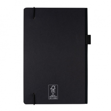 Logotrade business gift image of: A5 deluxe kraft hardcover notebook