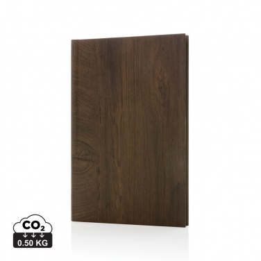 Logotrade promotional merchandise photo of: Kavana wood print A5 notebook