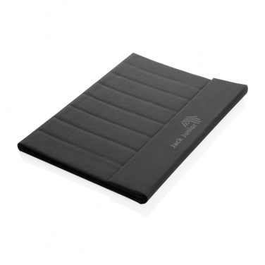 Logo trade promotional merchandise photo of: Impact Aware™ A4 portfolio with magnetic closure