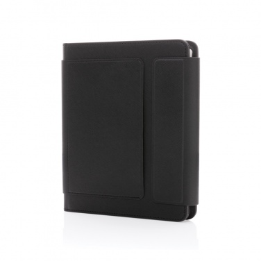 Logo trade promotional giveaways image of: Swiss Peak Heritage RCS rPU A5 stone paper portfolio