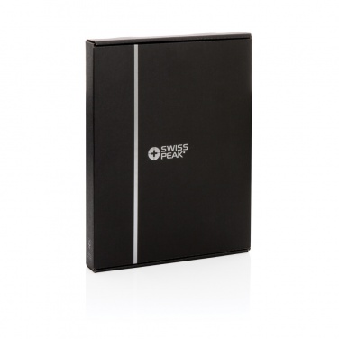 Logotrade promotional item picture of: Swiss Peak Heritage RCS rPU A5 stone paper portfolio