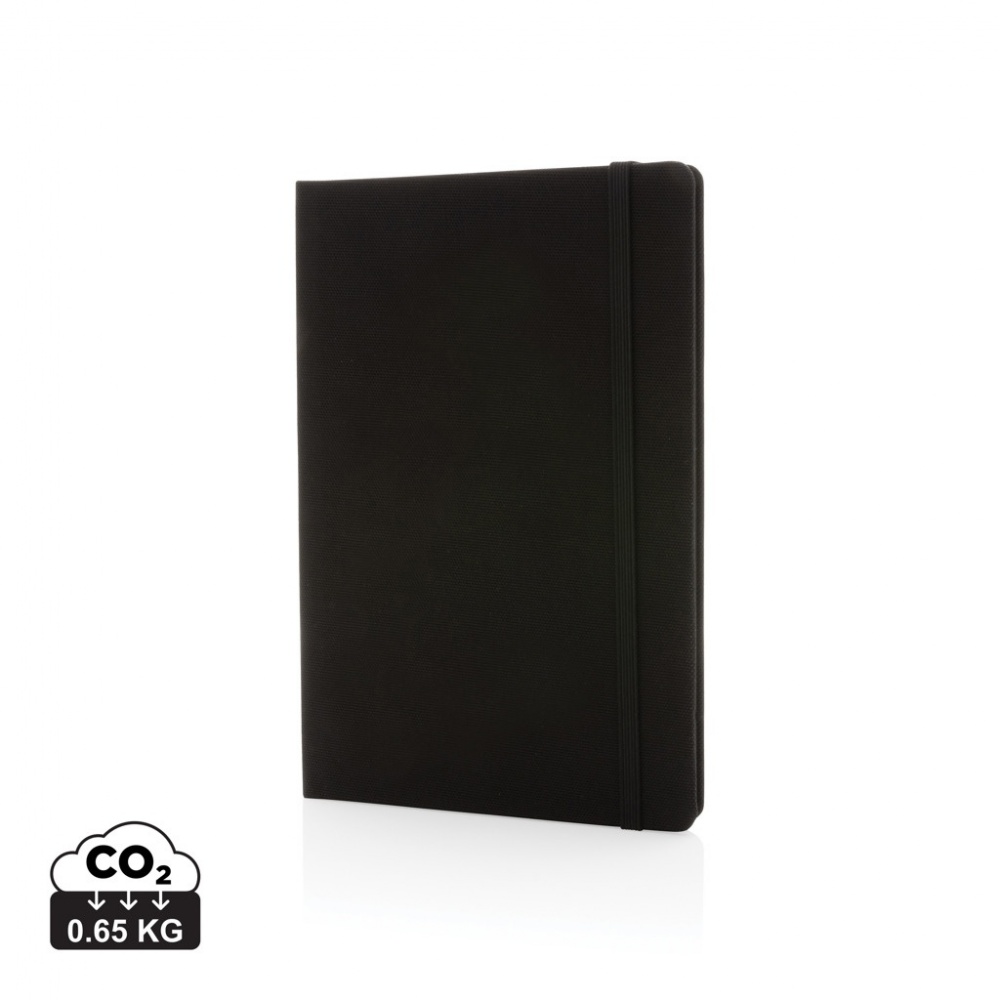 Logo trade promotional giveaway photo of: GRS certified RPET A5 notebook