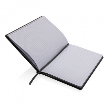 Logo trade business gifts image of: GRS certified RPET A5 notebook
