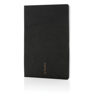 Logotrade promotional product picture of: Salton A5 GRS certified recycled paper notebook