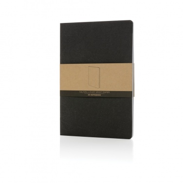 Logotrade promotional merchandise image of: Salton A5 GRS certified recycled paper notebook