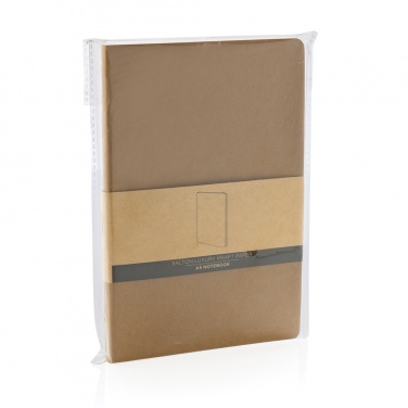 Logo trade advertising product photo of: Salton A5 GRS certified recycled paper notebook