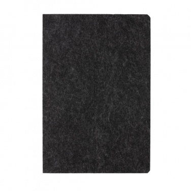 Logotrade promotional items photo of: Phrase GRS certified recycled felt A5 notebook