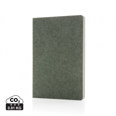 Logotrade promotional merchandise image of: Phrase GRS certified recycled felt A5 notebook