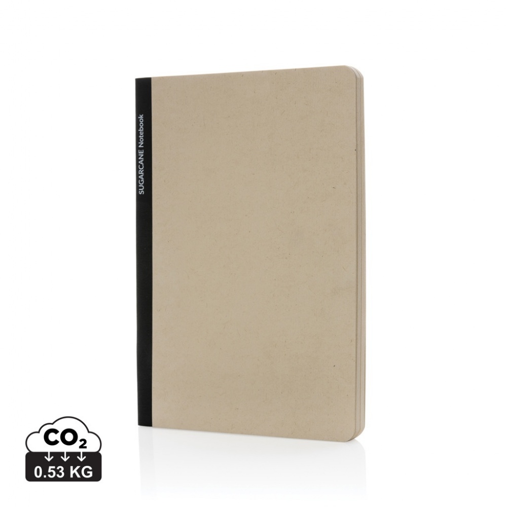 Logo trade promotional gift photo of: Stylo Sugarcane paper A5 Notebook