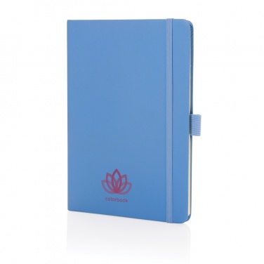 Logo trade promotional product photo of: Sam A5 RCS certified bonded leather classic notebook