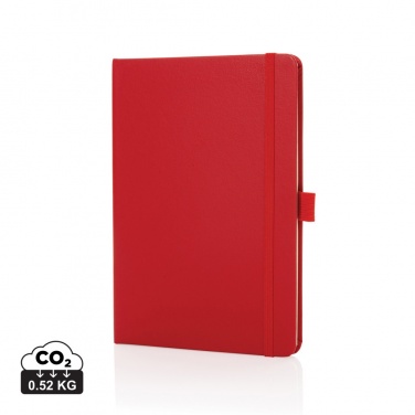 Logo trade promotional items picture of: Sam A5 RCS certified bonded leather classic notebook