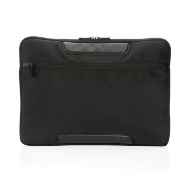 Logo trade promotional product photo of: Swiss Peak AWARE™ RPET Voyager 15.6" laptop sleeve