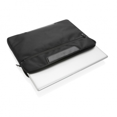 Logotrade business gift image of: Swiss Peak AWARE™ RPET Voyager 15.6" laptop sleeve