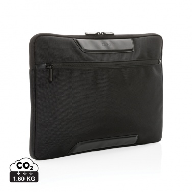 Logotrade promotional gift picture of: Swiss Peak AWARE™ RPET Voyager 15.6" laptop sleeve
