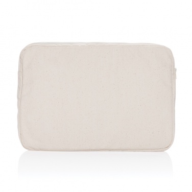 Logo trade promotional items image of: Laluka AWARE™ recycled cotton 15.6 inch laptop sleeve