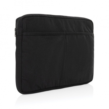 Logo trade promotional merchandise image of: Laluka AWARE™ recycled cotton 15.6 inch laptop sleeve