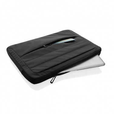 Logo trade promotional merchandise picture of: Armond AWARE™ RPET 15.6 inch laptop sleeve
