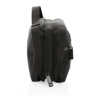 Logo trade promotional products image of: Swiss Peak AWARE™ RPET Voyager toiletry bag
