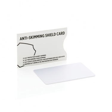 Logo trade advertising product photo of: Anti-skimming RFID shield card with active jamming chip