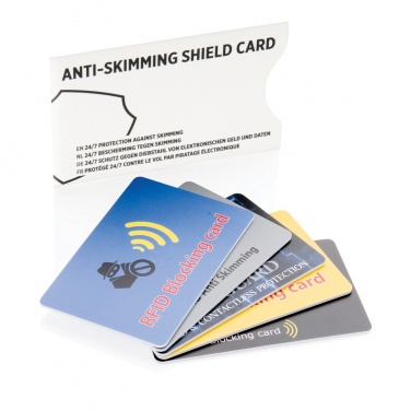 Logotrade promotional items photo of: Anti-skimming RFID shield card with active jamming chip