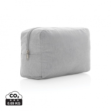 Logotrade promotional giveaways photo of: Impact Aware™ 285 gsm rcanvas toiletry bag undyed