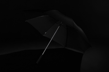 Logotrade promotional product image of: Swiss Peak Aware™ Ultra-light manual 25” Alu umbrella