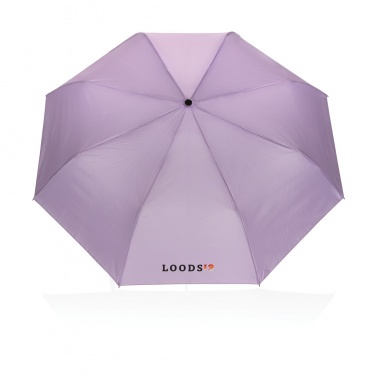 Logo trade promotional gifts picture of: 21" Impact AWARE™ 190T mini auto open umbrella