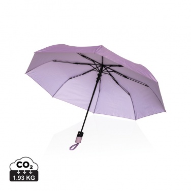 Logo trade corporate gifts picture of: 21" Impact AWARE™ 190T mini auto open umbrella