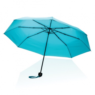 Logo trade advertising products image of: 20.5" Impact AWARE™ RPET 190T mini umbrella