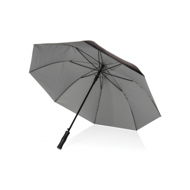 Logo trade corporate gifts image of: 27" Impact AWARE™ RPET 190T dual colour auto open umbrella