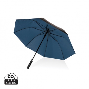 Logo trade promotional merchandise picture of: 27" Impact AWARE™ RPET 190T dual colour auto open umbrella