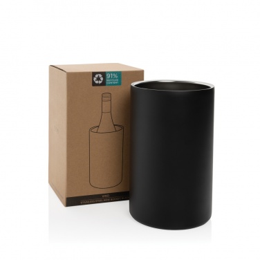 Logo trade promotional products image of: Vino RCS certified recycled stainless steel wine bucket
