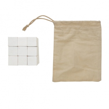 Logotrade promotional gift picture of: Wooden brain game in canvas pouch