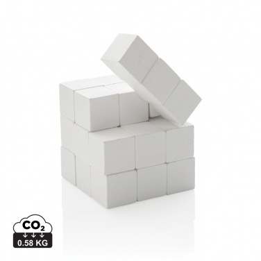 Logo trade advertising products picture of: Wooden brain game in canvas pouch