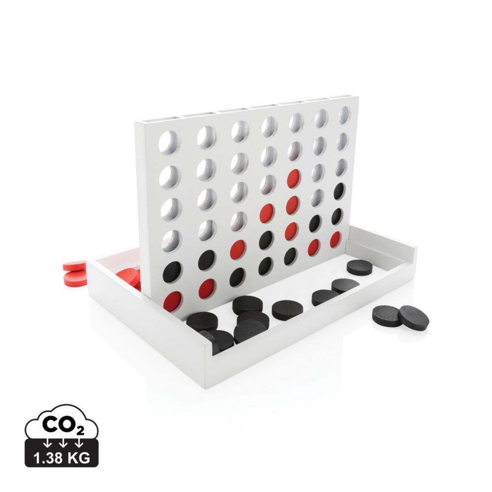 Logotrade business gifts photo of: Connect four wooden game