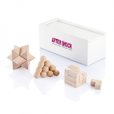 Logotrade promotional product image of: 3 pcs brain teaser set