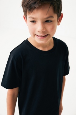 Logo trade promotional merchandise photo of: Iqoniq Koli kids lightweight recycled cotton t-shirt