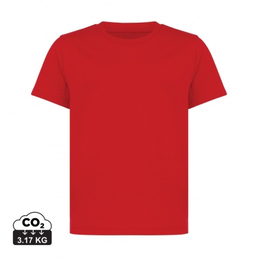 Logo trade promotional giveaway photo of: Iqoniq Koli kids lightweight recycled cotton t-shirt