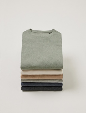 Logo trade promotional items image of: Iqoniq Manuel recycled cotton t-shirt undyed