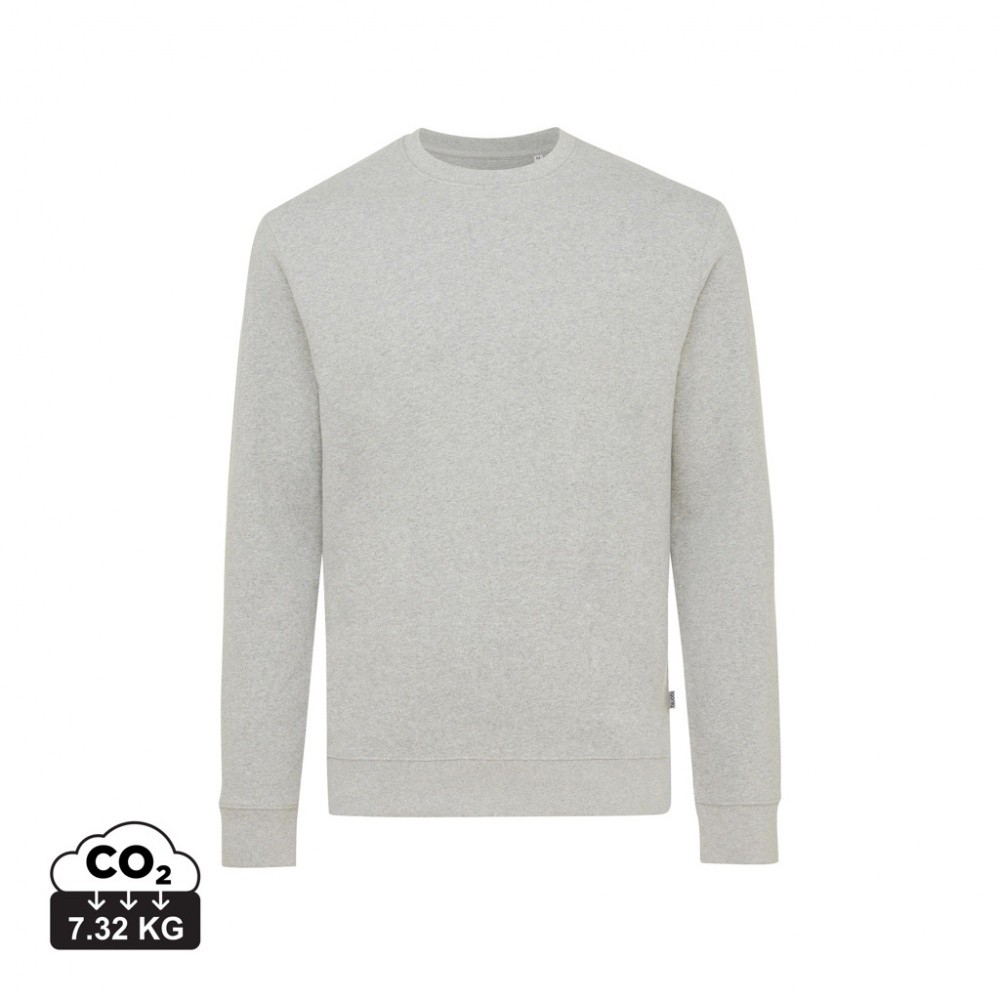 Logotrade advertising products photo of: Iqoniq Denali recycled cotton crew neck undyed