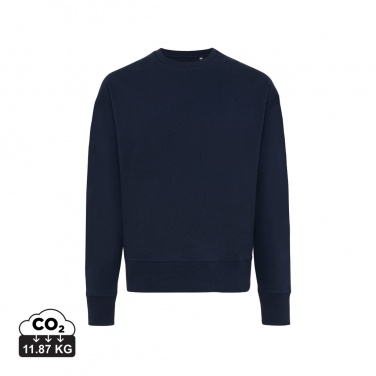 Logo trade promotional product photo of: Iqoniq Kruger relaxed recycled cotton crew neck