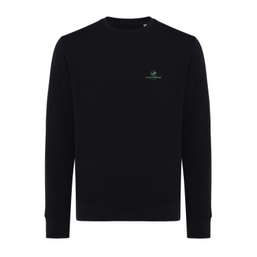 Logo trade corporate gift photo of: Iqoniq Etosha lightweight recycled cotton crew neck