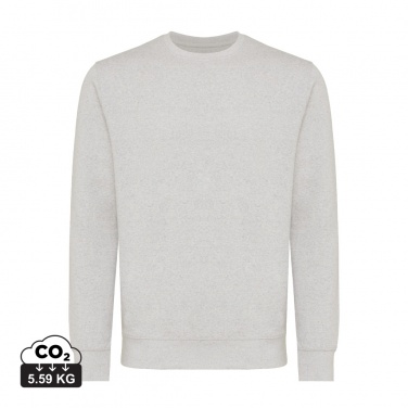 Logo trade business gifts image of: Iqoniq Etosha lightweight recycled cotton crew neck