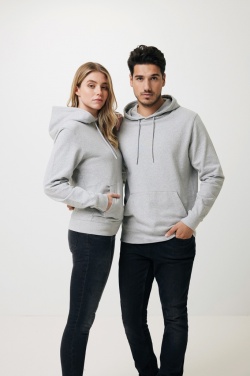 Logo trade promotional giveaways image of: Iqoniq Torres recycled cotton hoodie undyed