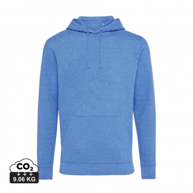 Logo trade promotional giveaways image of: Iqoniq Torres recycled cotton hoodie undyed