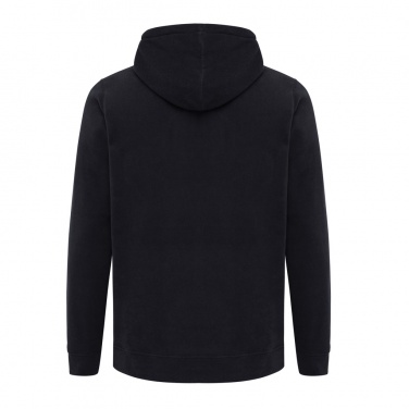 Logo trade corporate gift photo of: Iqoniq Trivor recycled polyester microfleece hoodie