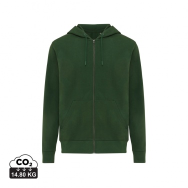 Logo trade promotional items picture of: Iqoniq Abisko recycled cotton zip through hoodie